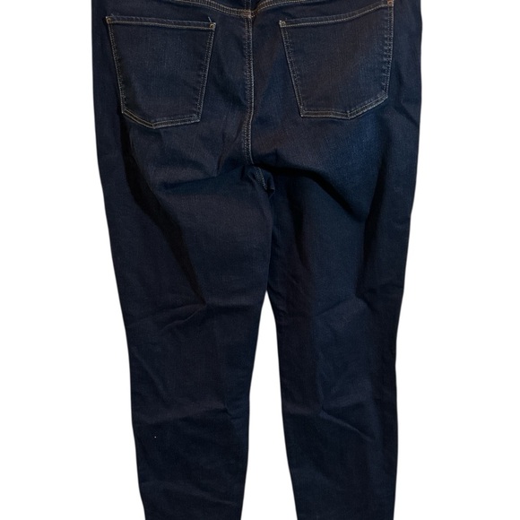 TALBOTS FLAWLESS Women’s Slim Ankle Dark Wash Jeans Size 14 Inseam 28" - Picture 2 of 6